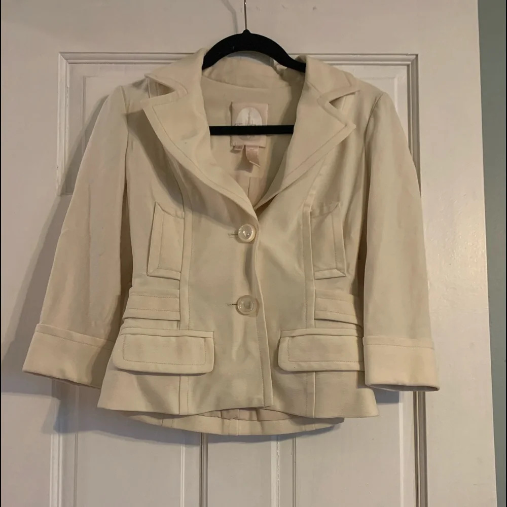Tracy Reese Cream Blazer